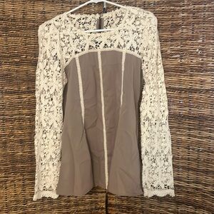 Ryu Long Sleeve Crochet Top